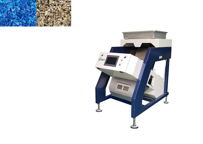 Hoge Resolutieccd Mini Plastic Color Sorter With Optische Sensor